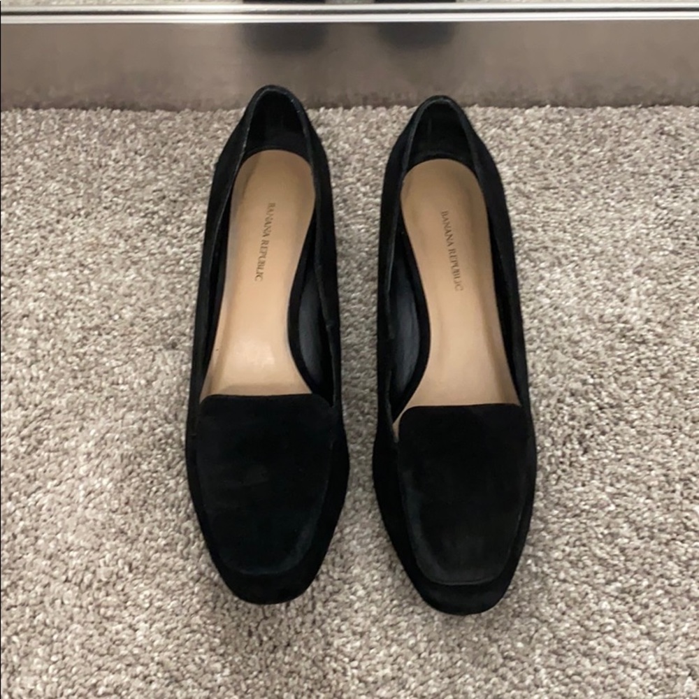 Banana Republic Black Demi Loafers